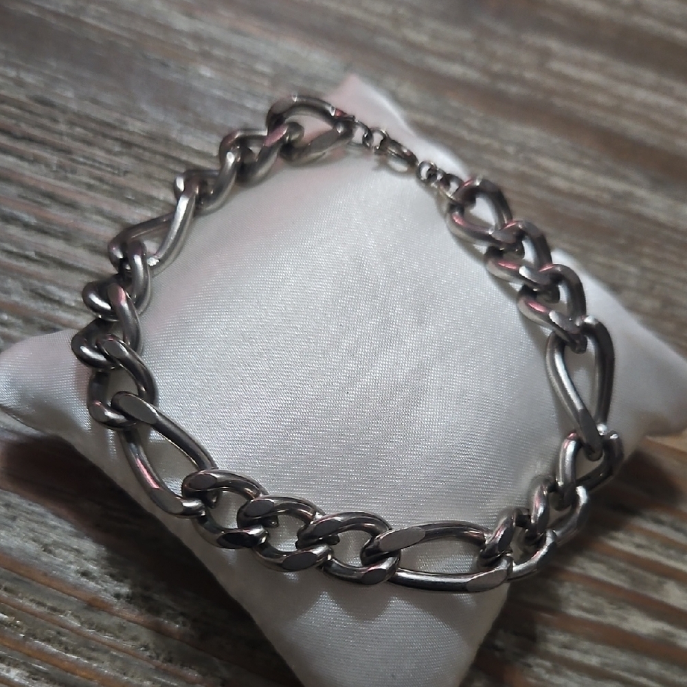 Men's Silver Chain Bracelet